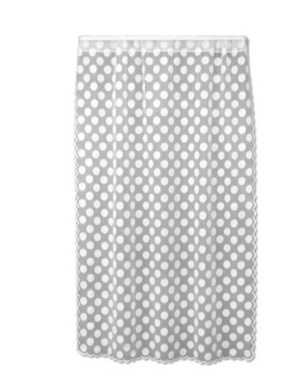 3 Heritage Lace Polka Dot II Lace Curtain Panel 58" x 63"